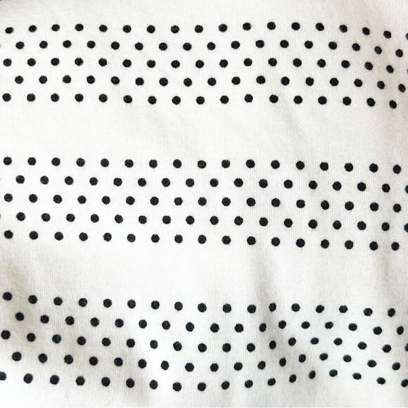 Land’s End Plus Size Vertical Polka Dot Knit Tank, Size 3X Black/White - Picture 7 of 8